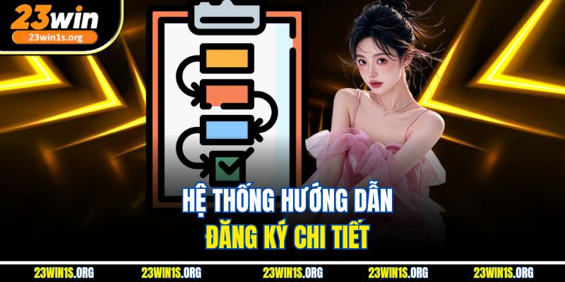 Hệ thống hướng dẫn đăng ký chi tiết