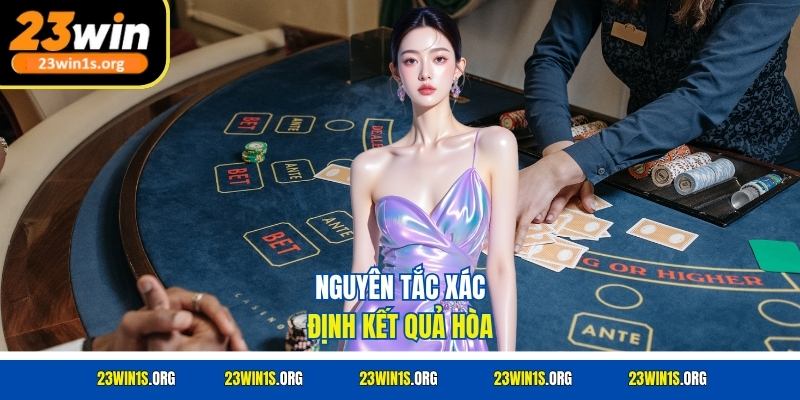 Nguyên tắc xác định kết quả hòa